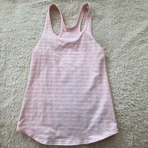 Lululemon Tank Top 8 pink white